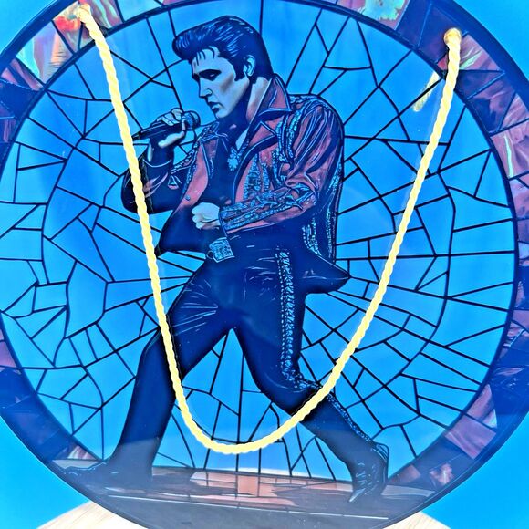 Large Elvis INSPIRED Design Suncatcher/Hanging Window Ornament Christmas Gift - Picture 7 of 7
